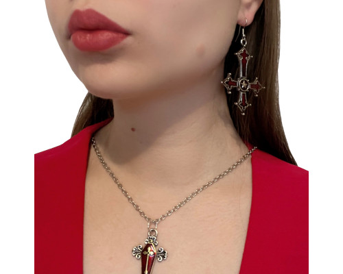 Серьги в готическом стиле 