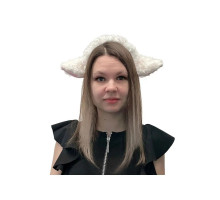 Уши овечки на ободке для косплея, праздника, вечеринки